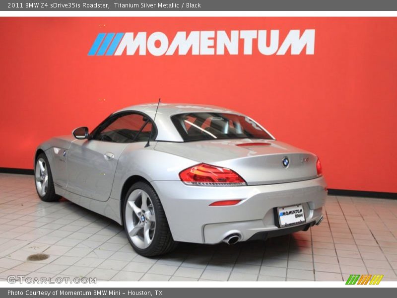 Titanium Silver Metallic / Black 2011 BMW Z4 sDrive35is Roadster