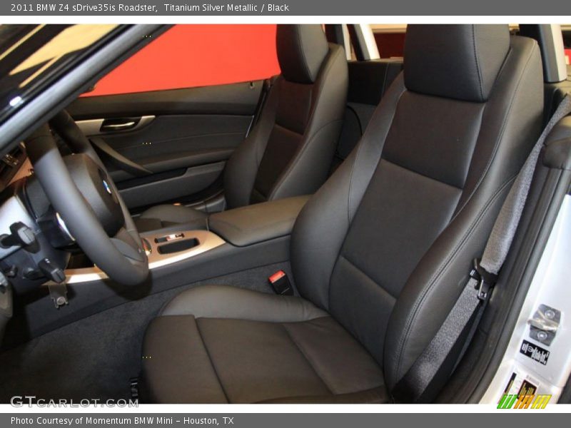 Front Seat of 2011 Z4 sDrive35is Roadster