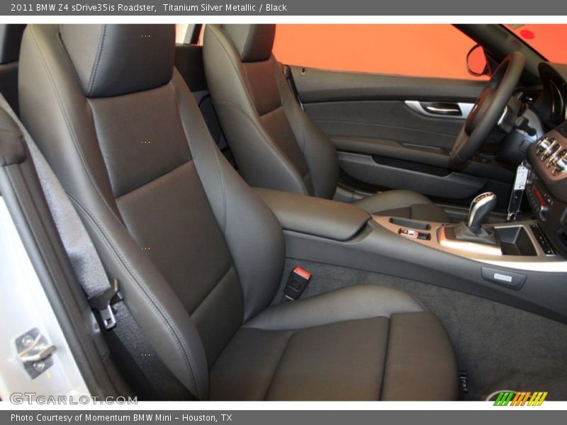 Titanium Silver Metallic / Black 2011 BMW Z4 sDrive35is Roadster