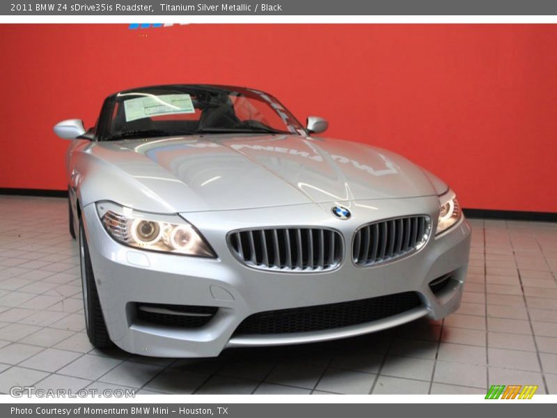 Titanium Silver Metallic / Black 2011 BMW Z4 sDrive35is Roadster