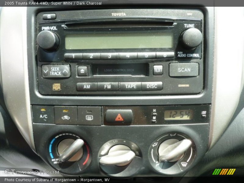 Super White / Dark Charcoal 2005 Toyota RAV4 4WD