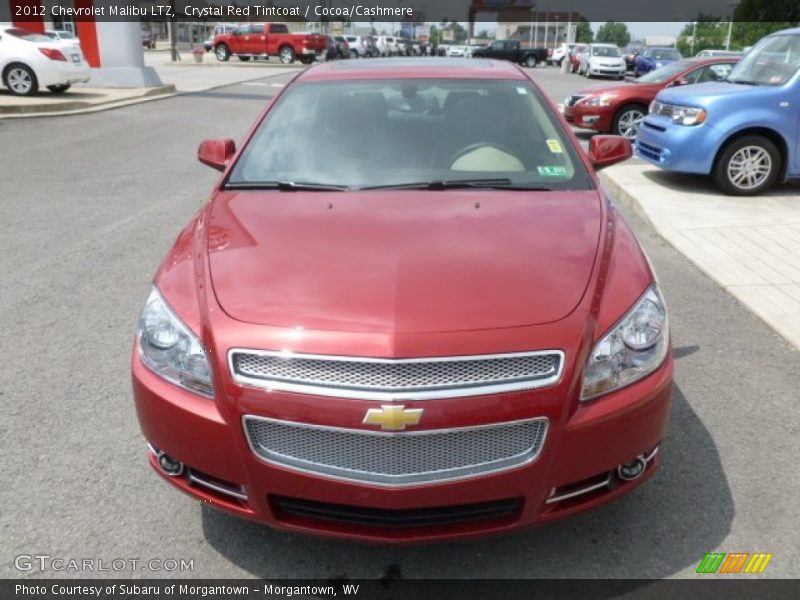 Crystal Red Tintcoat / Cocoa/Cashmere 2012 Chevrolet Malibu LTZ