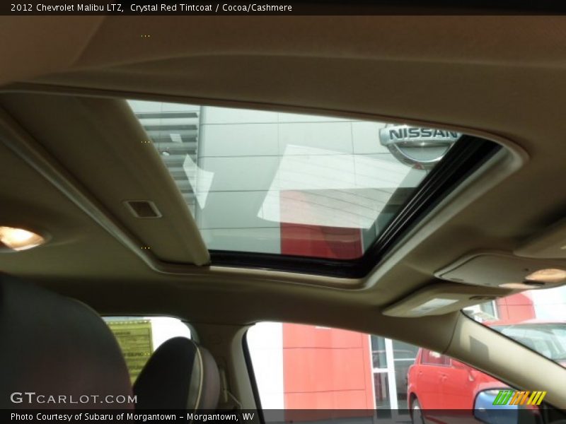 Crystal Red Tintcoat / Cocoa/Cashmere 2012 Chevrolet Malibu LTZ