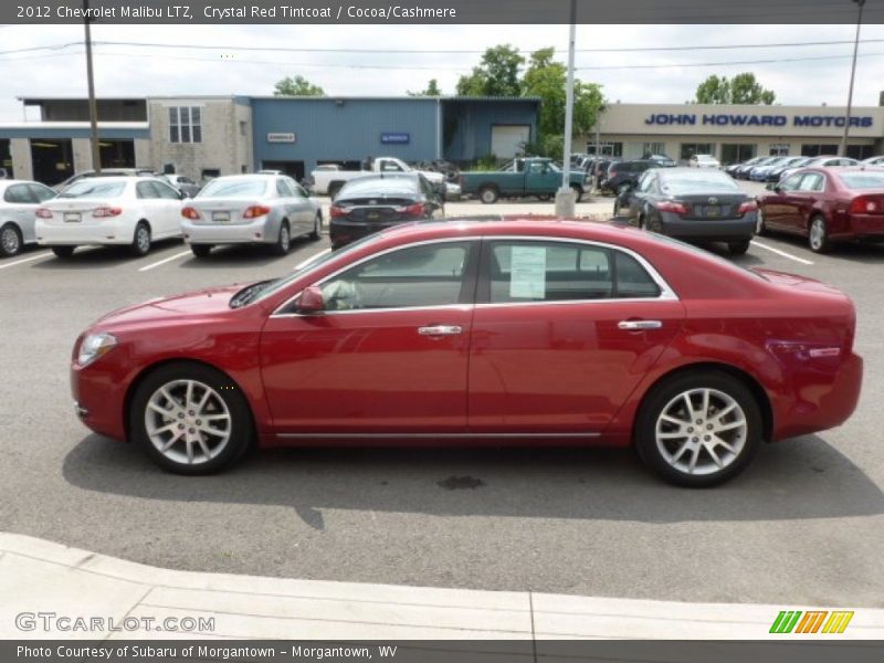 Crystal Red Tintcoat / Cocoa/Cashmere 2012 Chevrolet Malibu LTZ