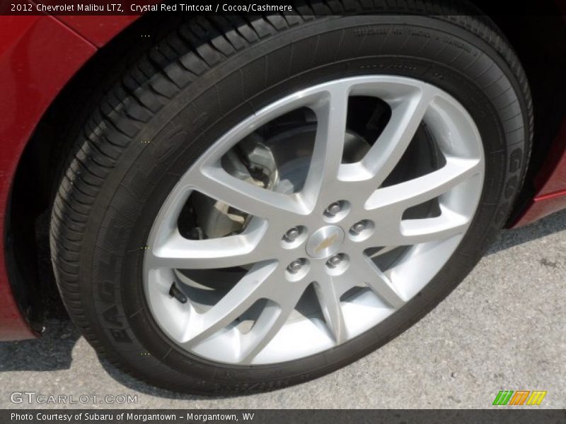 Crystal Red Tintcoat / Cocoa/Cashmere 2012 Chevrolet Malibu LTZ