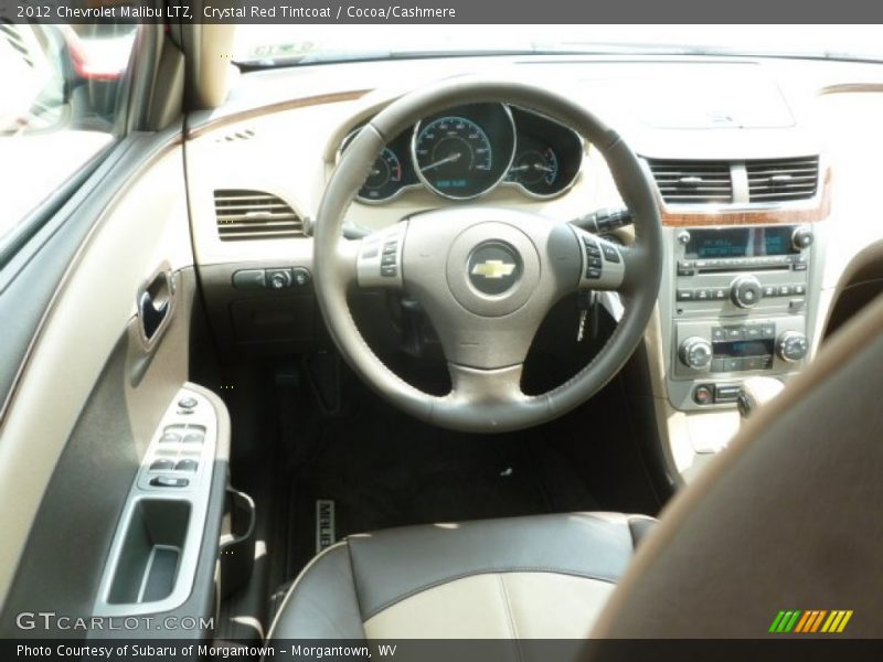 Crystal Red Tintcoat / Cocoa/Cashmere 2012 Chevrolet Malibu LTZ