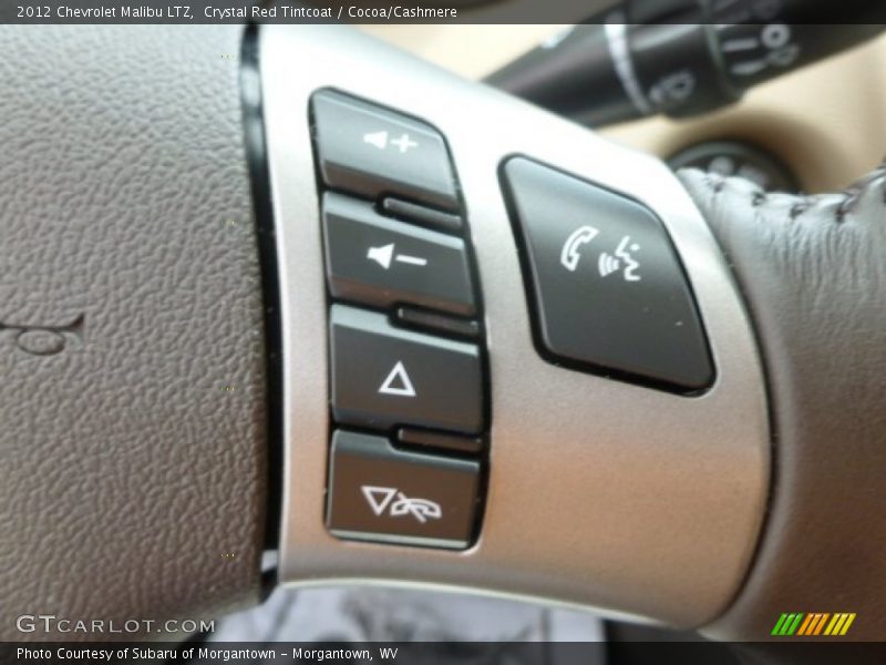 Crystal Red Tintcoat / Cocoa/Cashmere 2012 Chevrolet Malibu LTZ