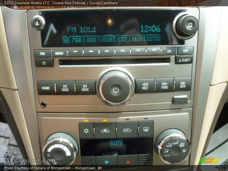 Crystal Red Tintcoat / Cocoa/Cashmere 2012 Chevrolet Malibu LTZ