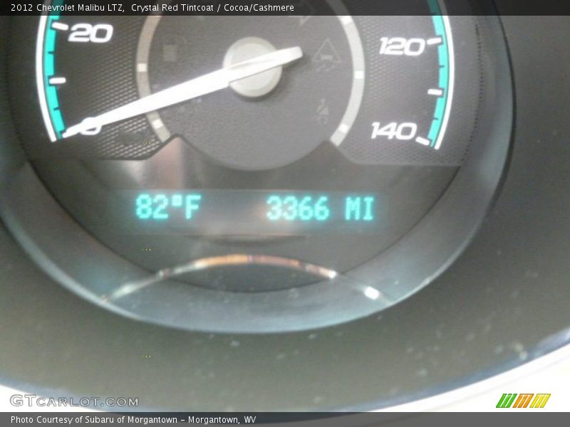 Crystal Red Tintcoat / Cocoa/Cashmere 2012 Chevrolet Malibu LTZ