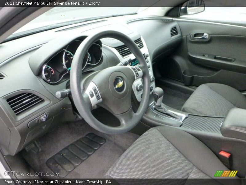 Silver Ice Metallic / Ebony 2011 Chevrolet Malibu LT