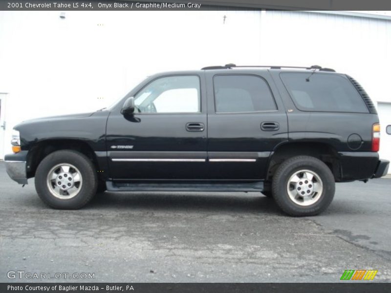 Onyx Black / Graphite/Medium Gray 2001 Chevrolet Tahoe LS 4x4