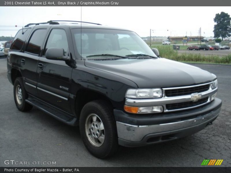 Onyx Black / Graphite/Medium Gray 2001 Chevrolet Tahoe LS 4x4