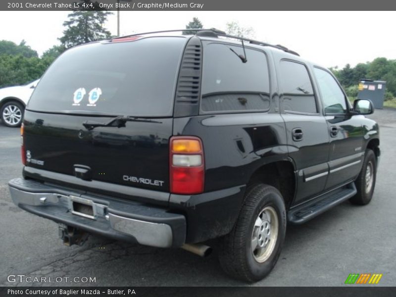 Onyx Black / Graphite/Medium Gray 2001 Chevrolet Tahoe LS 4x4