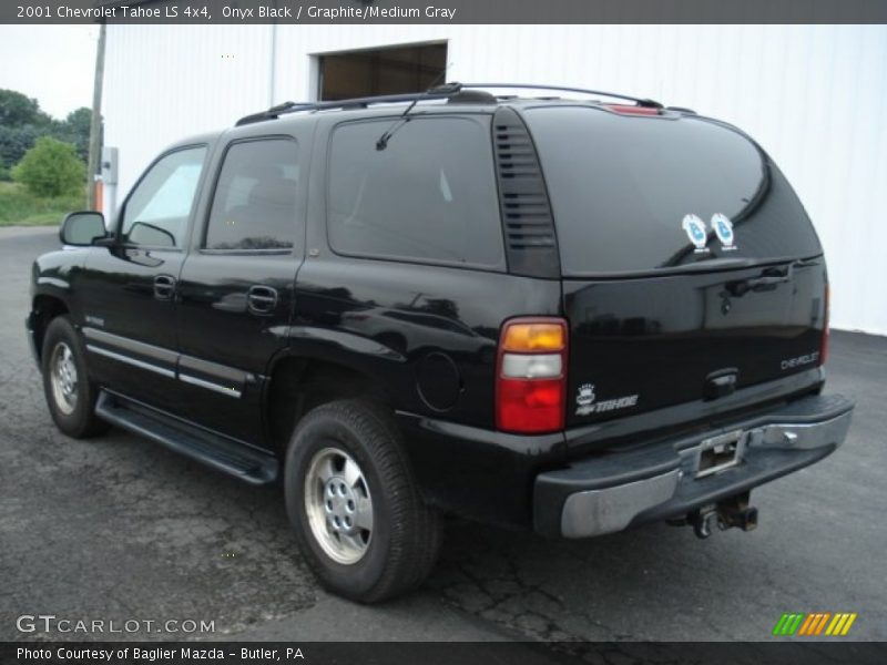 Onyx Black / Graphite/Medium Gray 2001 Chevrolet Tahoe LS 4x4