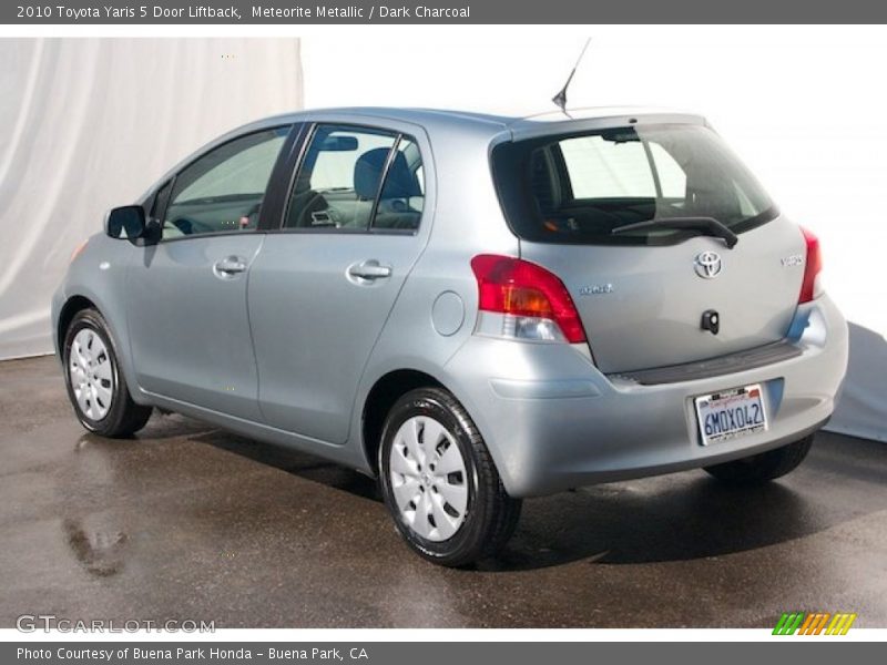Meteorite Metallic / Dark Charcoal 2010 Toyota Yaris 5 Door Liftback