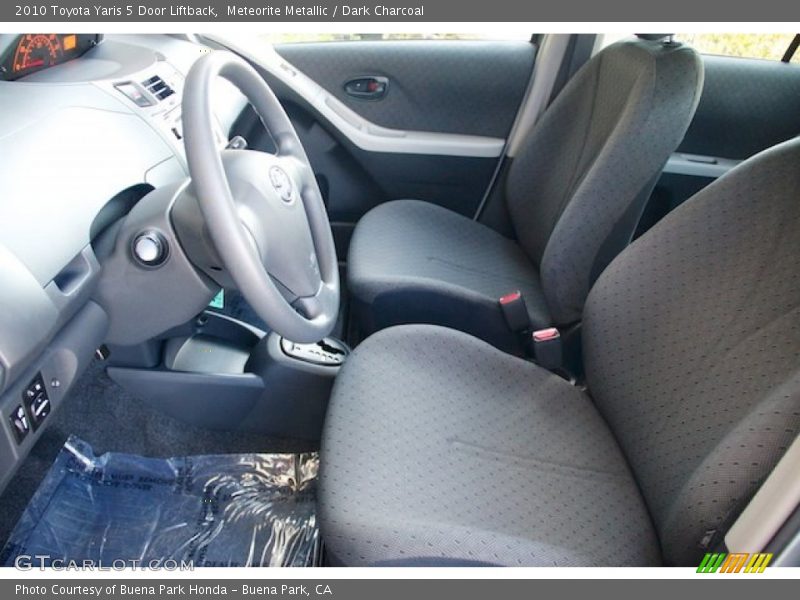 Meteorite Metallic / Dark Charcoal 2010 Toyota Yaris 5 Door Liftback