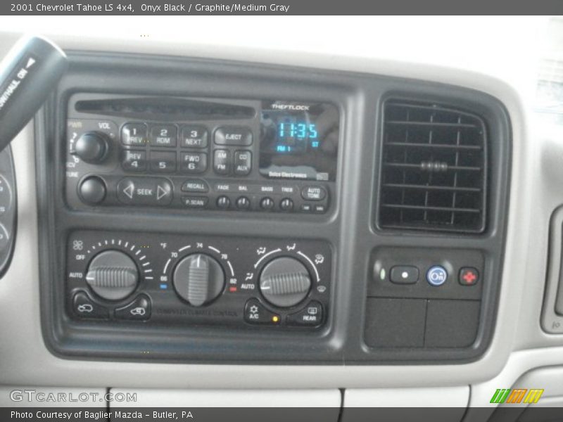 Onyx Black / Graphite/Medium Gray 2001 Chevrolet Tahoe LS 4x4