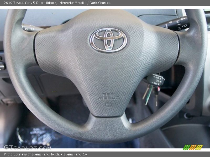 Meteorite Metallic / Dark Charcoal 2010 Toyota Yaris 5 Door Liftback