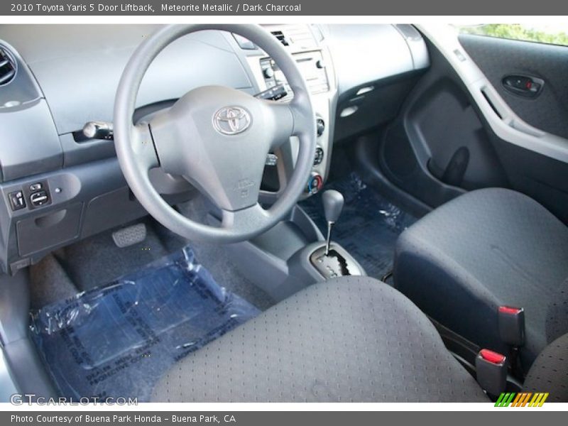 Meteorite Metallic / Dark Charcoal 2010 Toyota Yaris 5 Door Liftback
