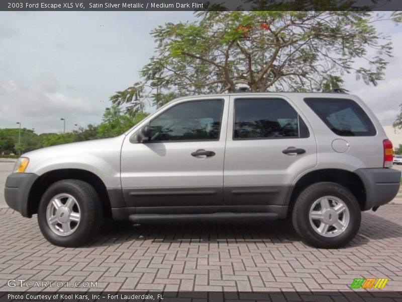 Satin Silver Metallic / Medium Dark Flint 2003 Ford Escape XLS V6