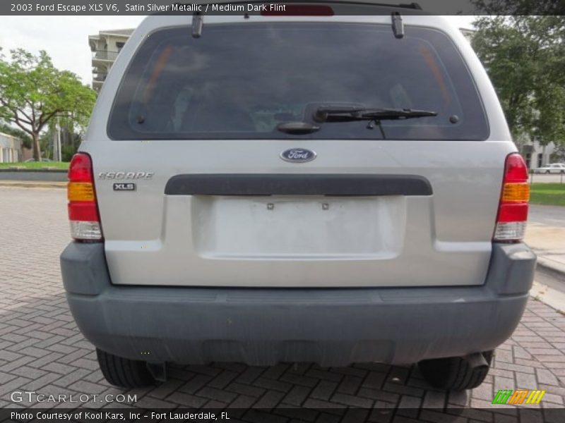 Satin Silver Metallic / Medium Dark Flint 2003 Ford Escape XLS V6