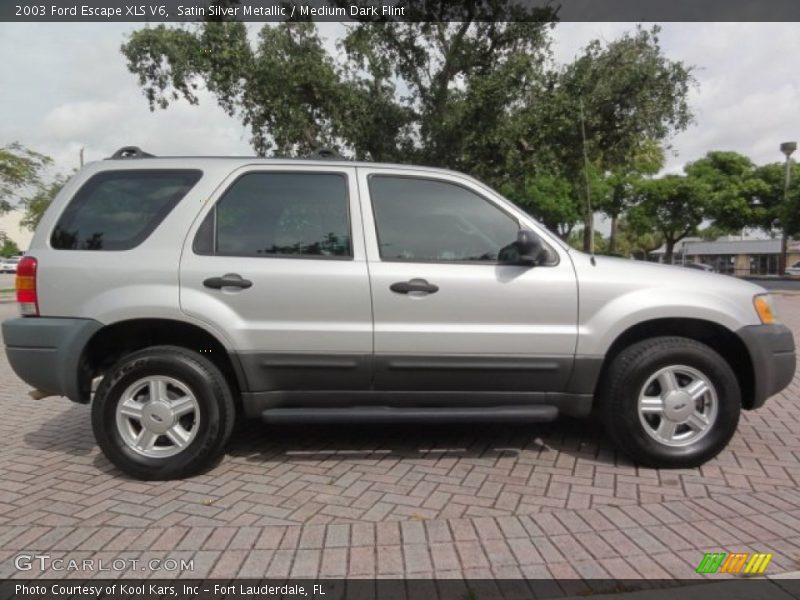 Satin Silver Metallic / Medium Dark Flint 2003 Ford Escape XLS V6
