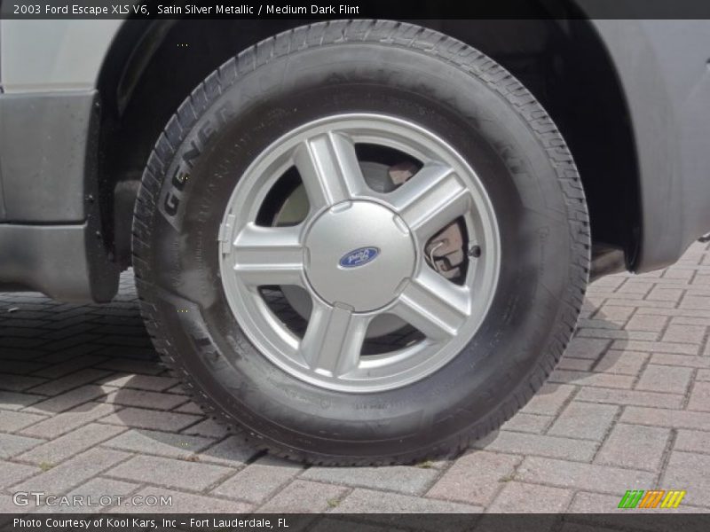 Satin Silver Metallic / Medium Dark Flint 2003 Ford Escape XLS V6
