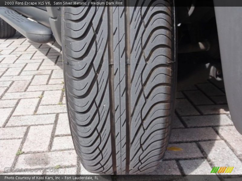 Satin Silver Metallic / Medium Dark Flint 2003 Ford Escape XLS V6