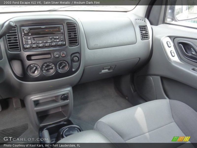 Satin Silver Metallic / Medium Dark Flint 2003 Ford Escape XLS V6