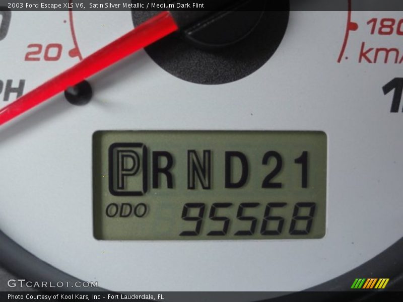 Satin Silver Metallic / Medium Dark Flint 2003 Ford Escape XLS V6