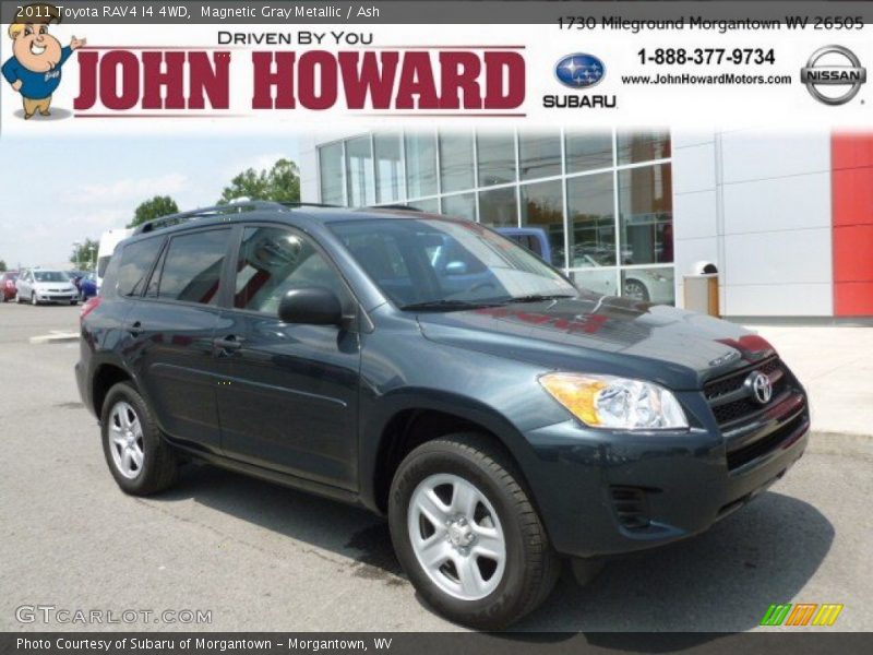 Magnetic Gray Metallic / Ash 2011 Toyota RAV4 I4 4WD