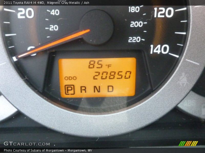 Magnetic Gray Metallic / Ash 2011 Toyota RAV4 I4 4WD