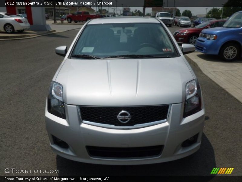 Brilliant Silver Metallic / Charcoal 2012 Nissan Sentra 2.0 SR