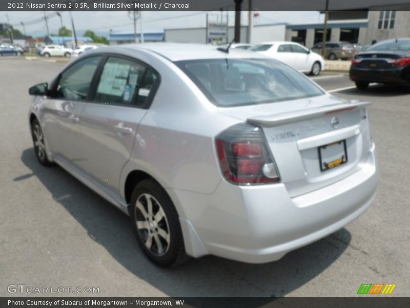 Brilliant Silver Metallic / Charcoal 2012 Nissan Sentra 2.0 SR