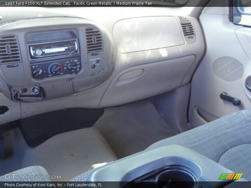 Pacific Green Metallic / Medium Prairie Tan 1997 Ford F150 XLT Extended Cab