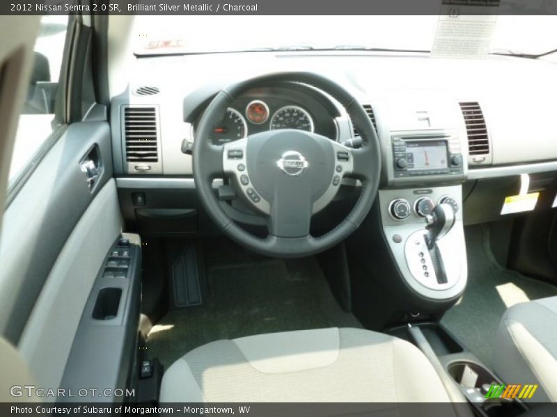 Brilliant Silver Metallic / Charcoal 2012 Nissan Sentra 2.0 SR