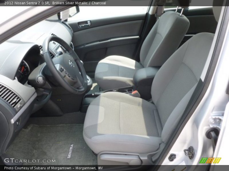 Brilliant Silver Metallic / Charcoal 2012 Nissan Sentra 2.0 SR