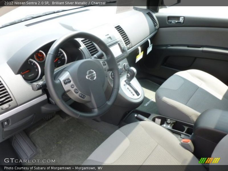 Brilliant Silver Metallic / Charcoal 2012 Nissan Sentra 2.0 SR