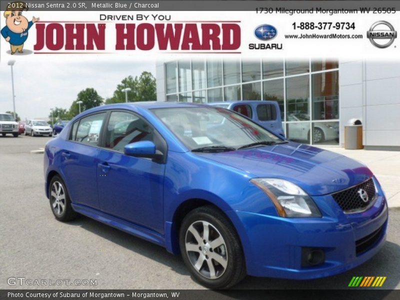 Metallic Blue / Charcoal 2012 Nissan Sentra 2.0 SR