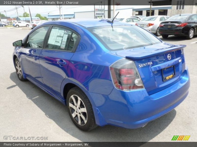Metallic Blue / Charcoal 2012 Nissan Sentra 2.0 SR
