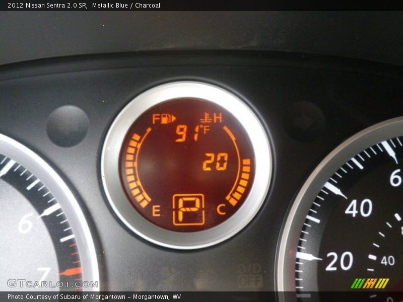 Metallic Blue / Charcoal 2012 Nissan Sentra 2.0 SR