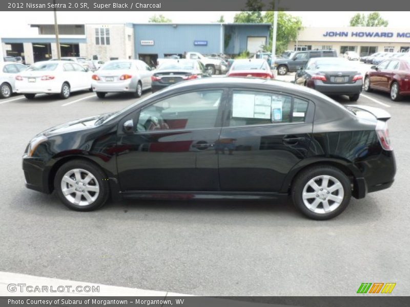 Super Black / Charcoal 2012 Nissan Sentra 2.0 SR