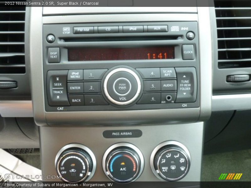 Super Black / Charcoal 2012 Nissan Sentra 2.0 SR