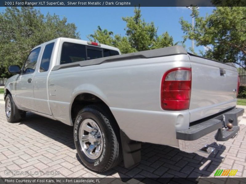 Silver Frost Metallic / Dark Graphite 2001 Ford Ranger XLT SuperCab