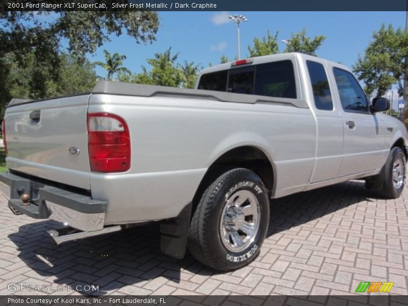 Silver Frost Metallic / Dark Graphite 2001 Ford Ranger XLT SuperCab