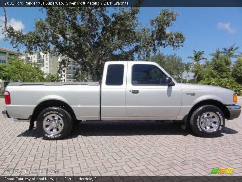 Silver Frost Metallic / Dark Graphite 2001 Ford Ranger XLT SuperCab