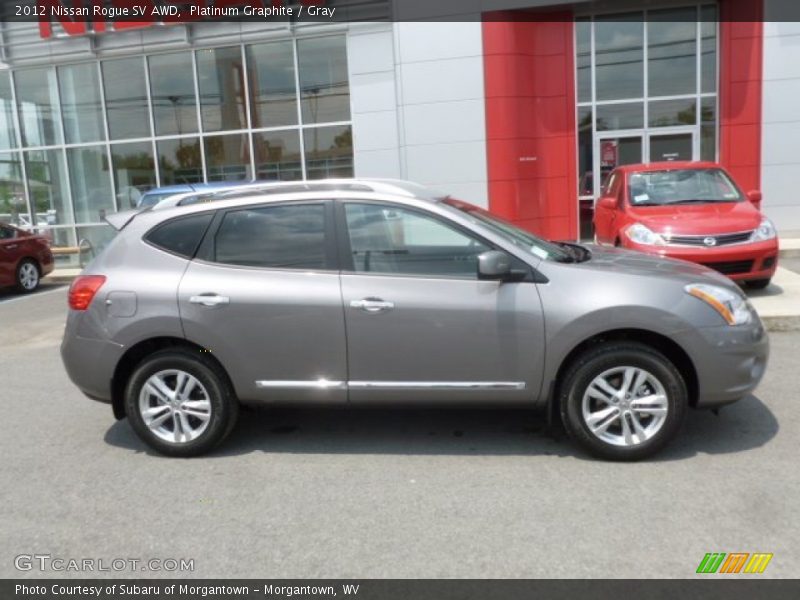 Platinum Graphite / Gray 2012 Nissan Rogue SV AWD