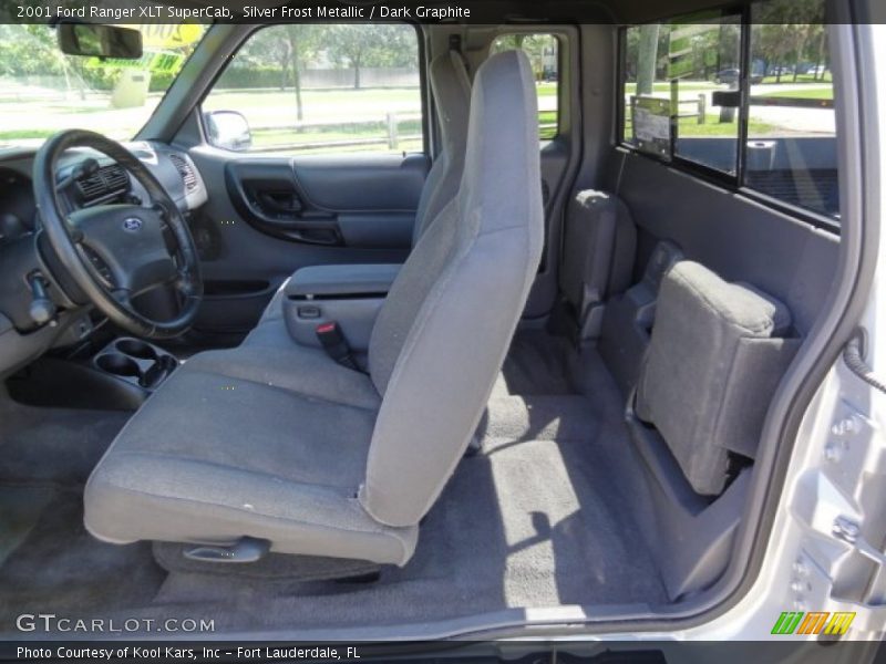 Silver Frost Metallic / Dark Graphite 2001 Ford Ranger XLT SuperCab