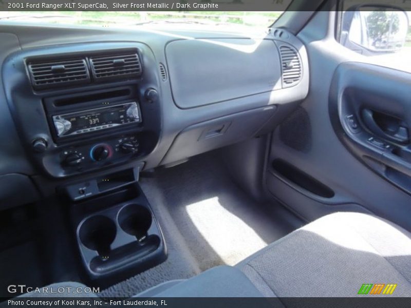 Silver Frost Metallic / Dark Graphite 2001 Ford Ranger XLT SuperCab