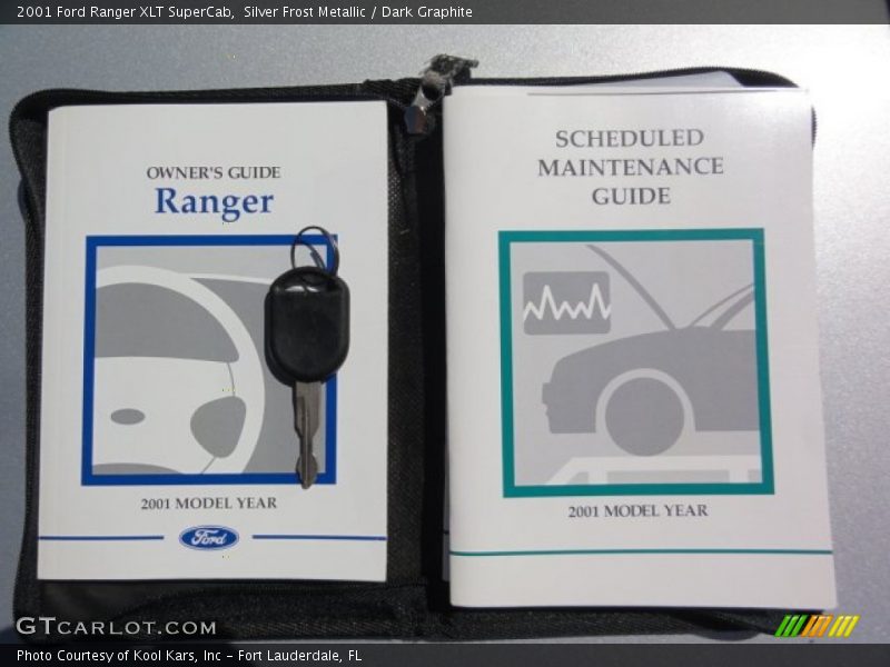 Silver Frost Metallic / Dark Graphite 2001 Ford Ranger XLT SuperCab